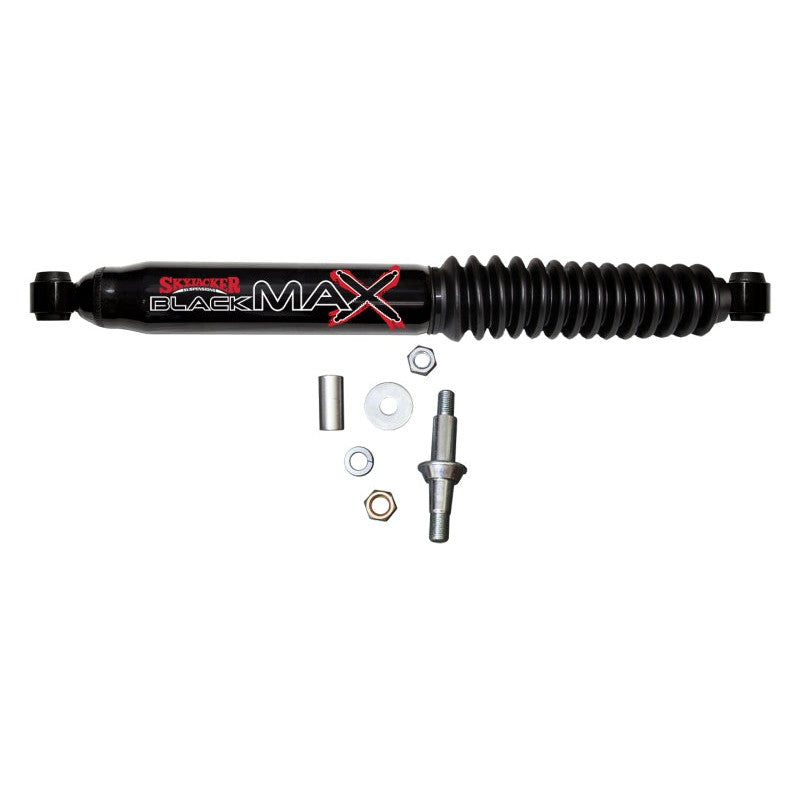 Skyjacker 8009 black steering damper shock absorber for 1984-2006 Jeep Cherokee, Wrangler, and Grand Cherokee