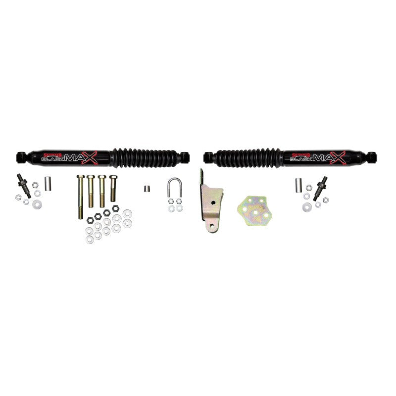 Black Skyjacker 8217 steering stabilizer damper for 1994-1997 Dodge Ram 1500, 2500, and 3500 4WD trucks