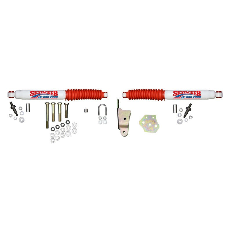 Skyjacker 7217 steering stabilizer shock and mounting hardware for 1994-1997 Dodge Ram 1500, 2500, and 3500.
