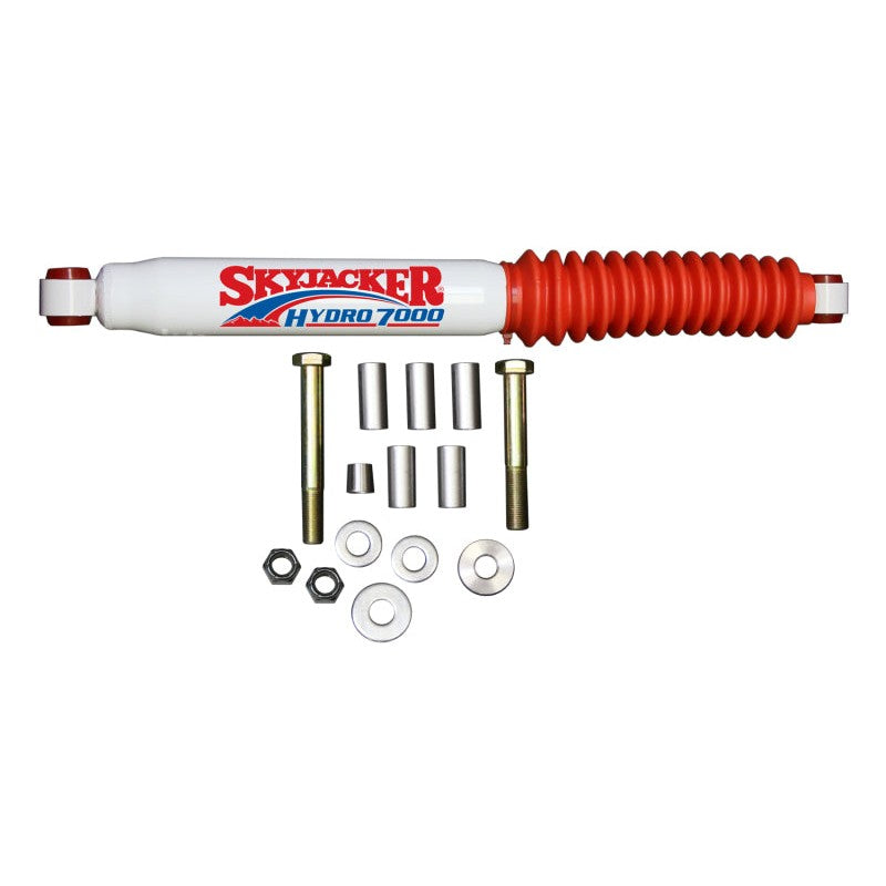 Skyjacker 7017 steering stabilizer shock absorber for 1994-2001 Dodge Ram 1500, 2500, and 3500 4WD trucks.