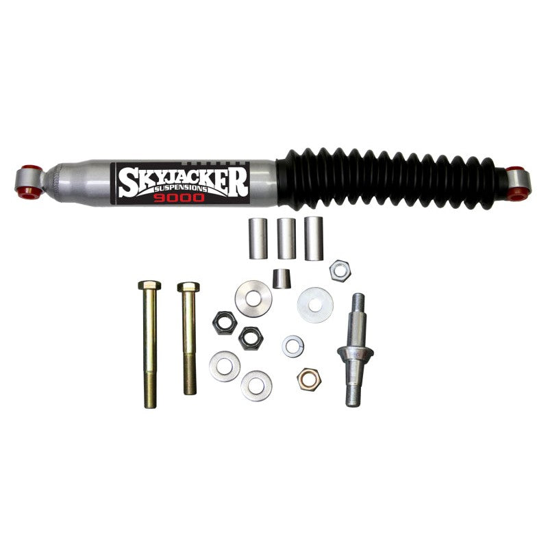 Skyjacker 9007 steering damper kit with mounting hardware for 1994-2002 Dodge Ram 4WD trucks.