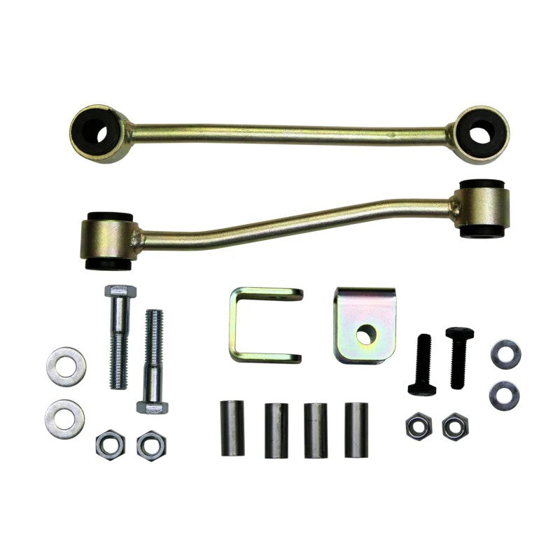 Skyjacker SBE401 extended sway bar end link with black polyurethane bushings for 1997-2006 Jeep Wrangler TJ.