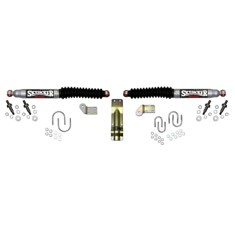 Skyjacker 9270 steering stabilizer damper for 1998-2002 Dodge Ram 2500 and 3500 4WD trucks.