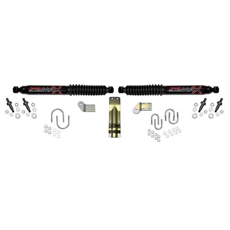 Skyjacker 8270 black steering stabilizer damper shock for 1998-2002 Dodge Ram 1500, 2500, and 3500 trucks