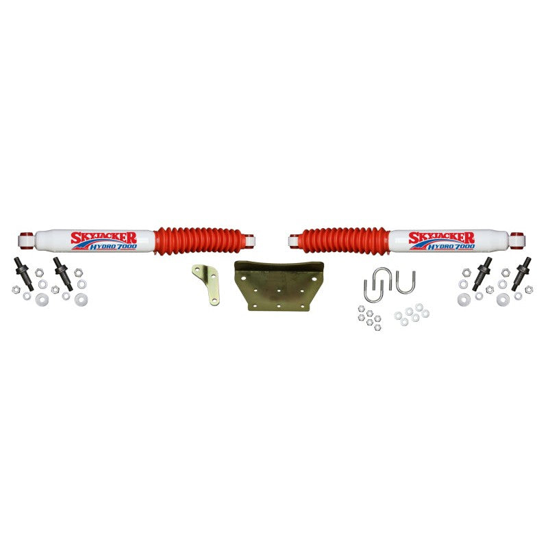 Skyjacker 7299 steering stabilizer damper kit for 1999-2005 Ford F-250, F-350, and Excursion 4WD vehicles.