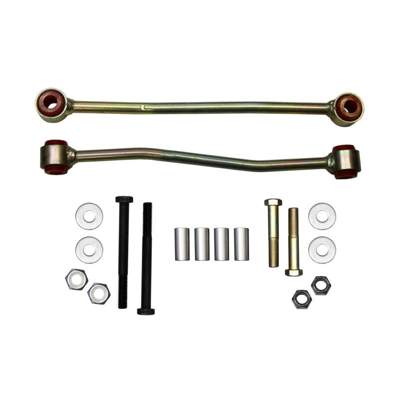 Skyjacker SBE403 extended sway bar end link with black polyurethane bushings for 1999 Ford F-250 and F-350 Super Duty 4WD
