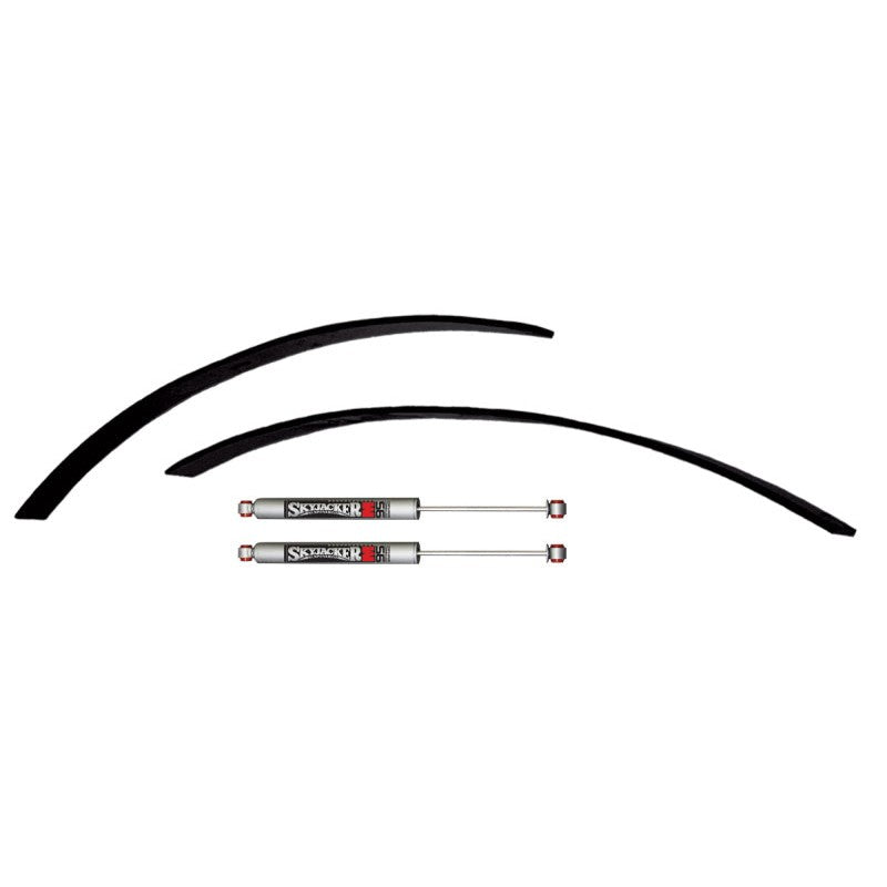 Skyjacker 2-inch front add-a-leaf spring kit including M95 performance monotube shocks and mounting hardware