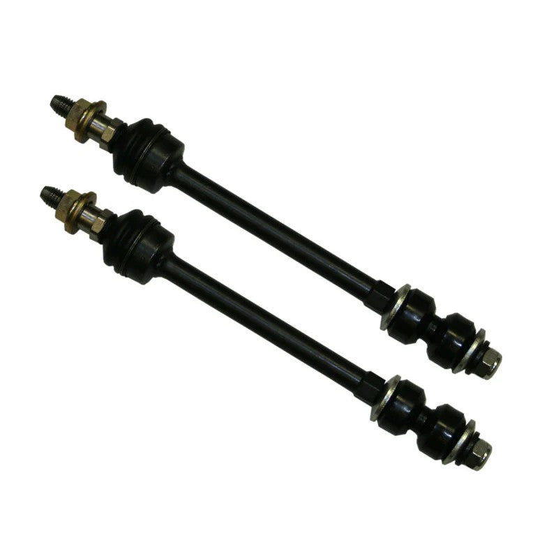 Skyjacker zinc-coated 4140H steel sway bar end link with polyurethane bushings and mounting hardware