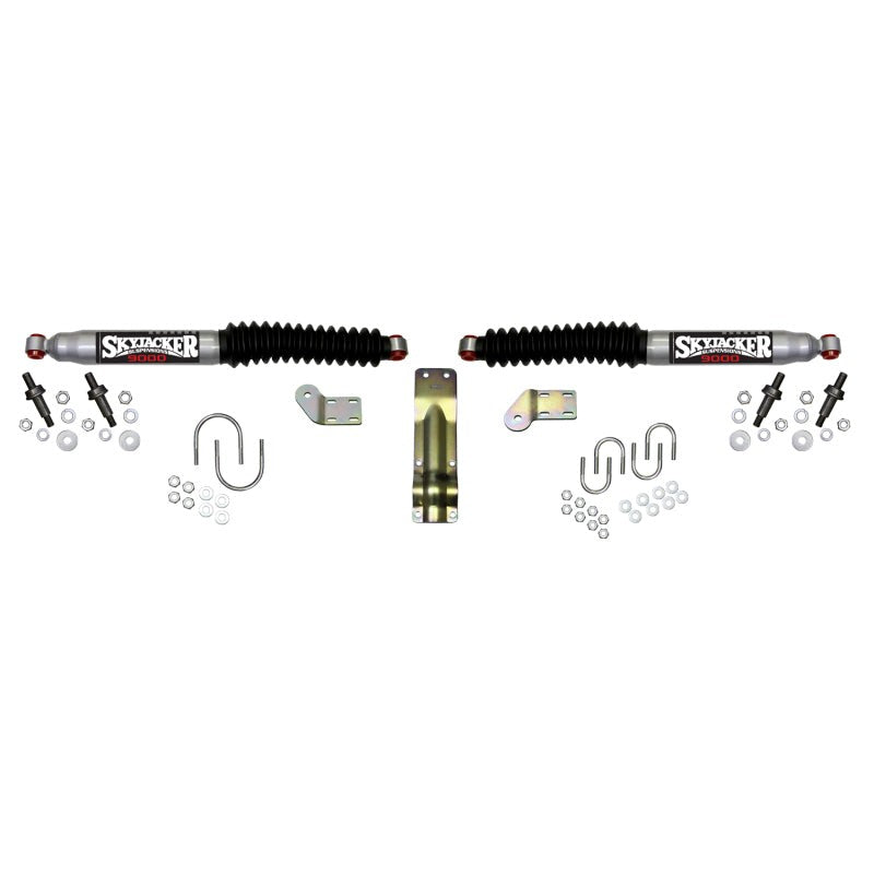 Skyjacker steering stabilizer damper cylinder with mounting hardware for 2005-2018 Ford F-250 and F-350 Super Duty