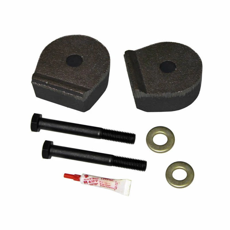 Skyjacker F51MS front suspension leveling kit spacers and mounting hardware for Ford F-250 and F-350 Super Duty trucks.