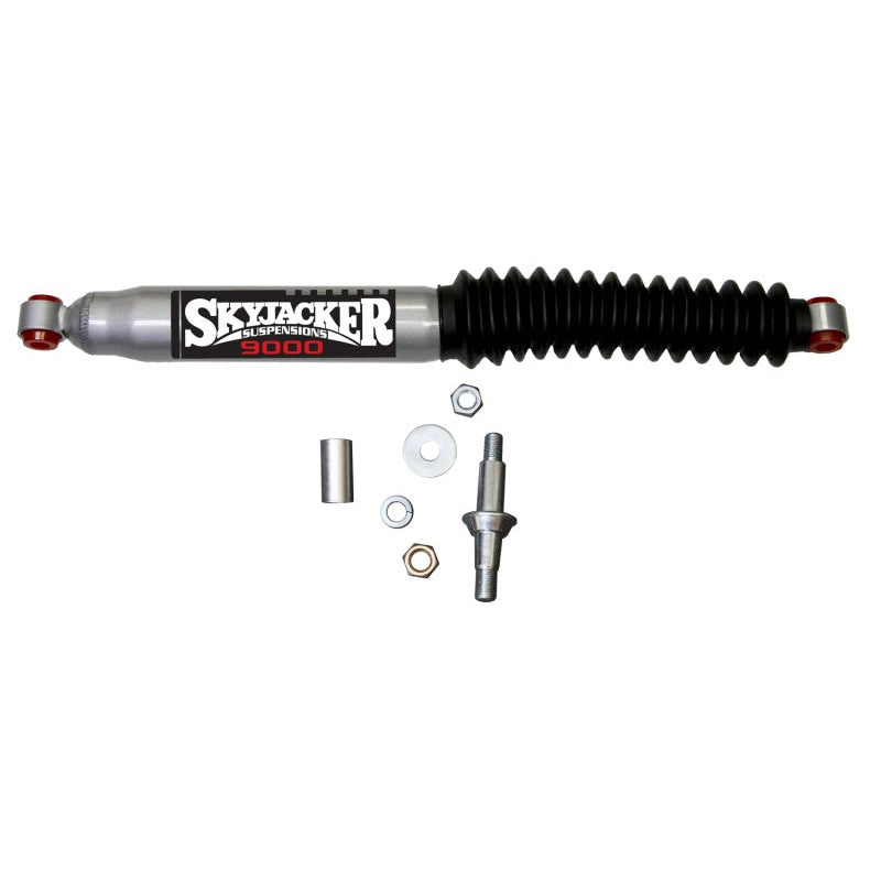 Skyjacker 9098 steering stabilizer dampening shock for select 2000-2010 Chevrolet, GMC, and Hummer vehicles.