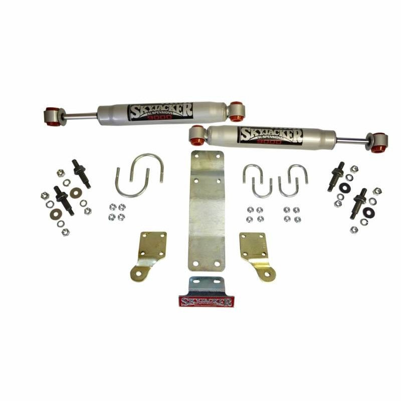 Skyjacker 9206 Dual Steering Damper Kit with 9000 Series shocks for 2007-2018 Jeep Wrangler JK.