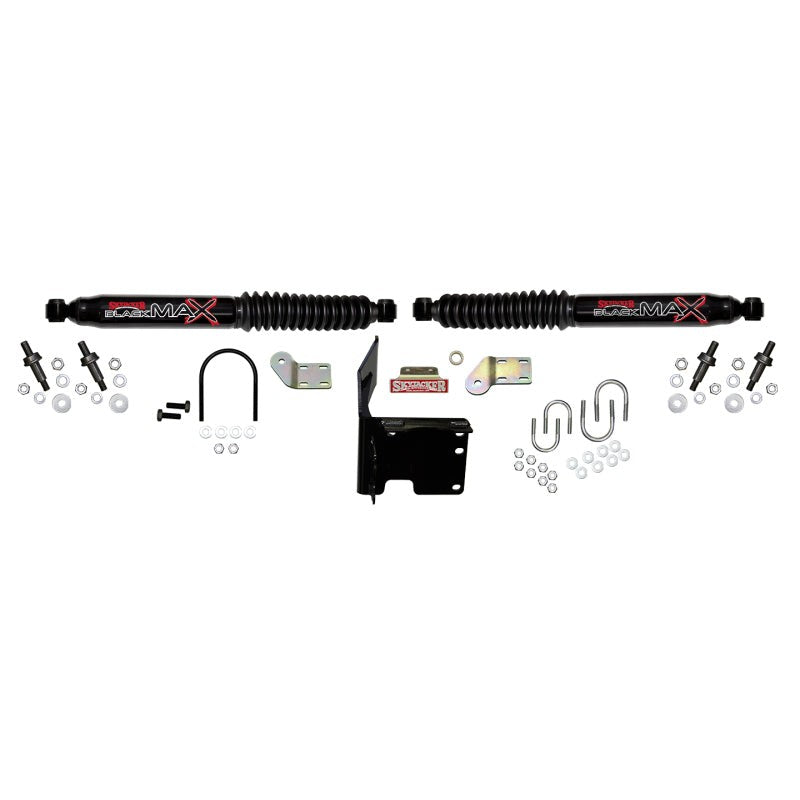 Skyjacker black steering damper stabilizer shock for 2013-2018 Ram 2500 and 3500 trucks