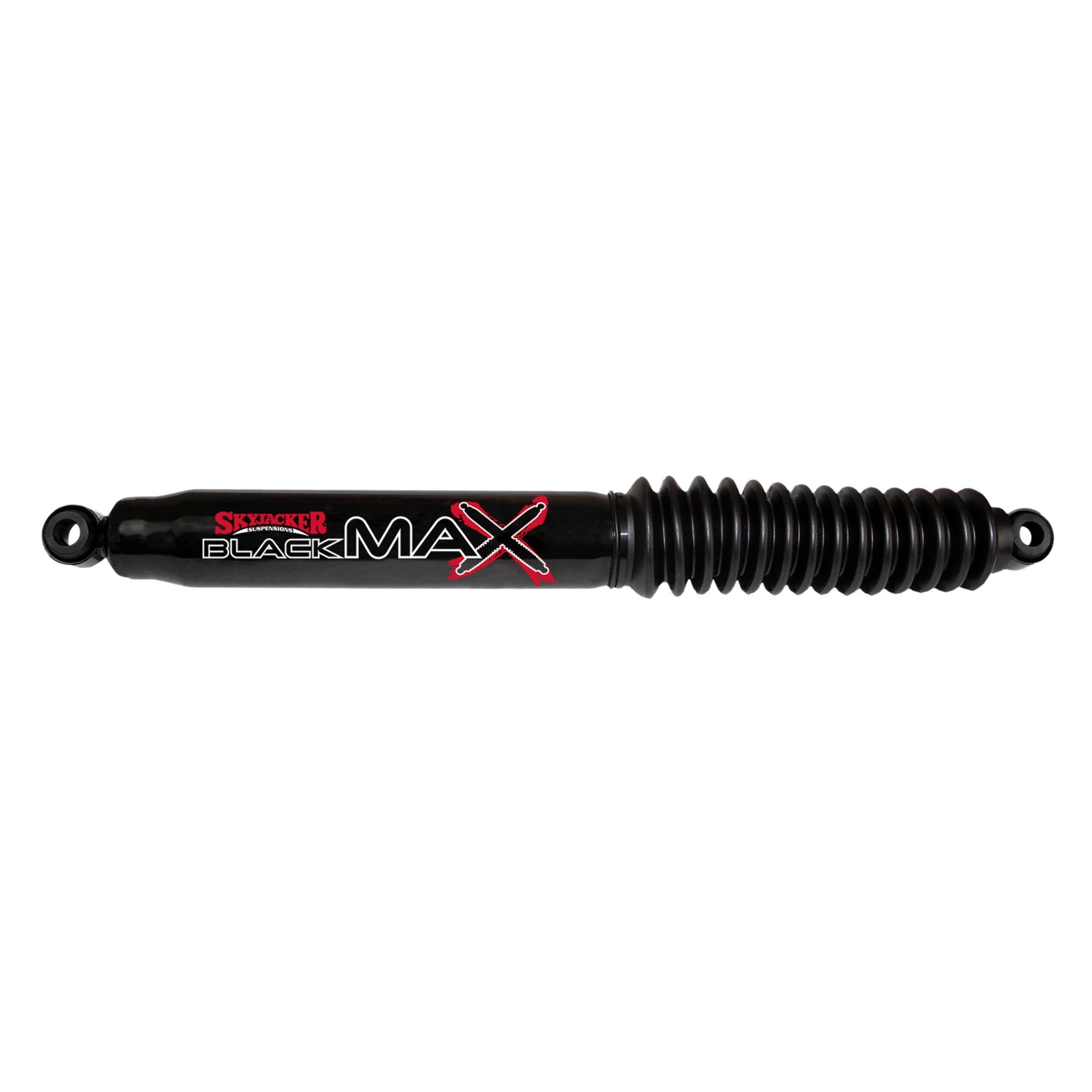 Skyjacker Black Max B8517 twin-tube shock absorber with black finish and chrome-plated shaft