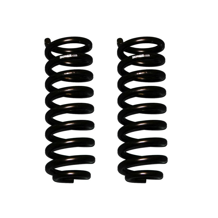 Skyjacker Softride 5160H chromium alloy coil spring set with black powder coat finish