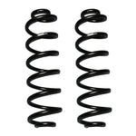 Pair of black powder-coated Skyjacker Softride coil springs for Chevrolet and GMC 1500 series SUVs.