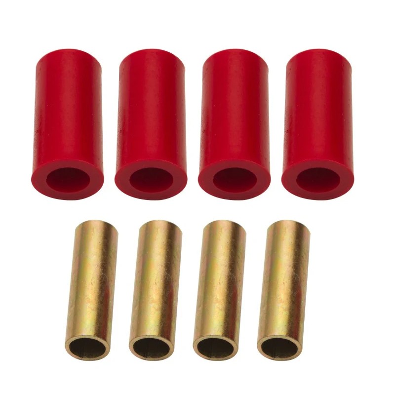 Skyjacker polyurethane leaf spring bushing kit for 1955-1975 Jeep CJ5, CJ6, and Willys CJ models.