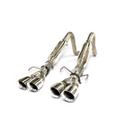 SLP LoudMouth axle-back exhaust system with polished tips for 2005-2008 Chevrolet Corvette