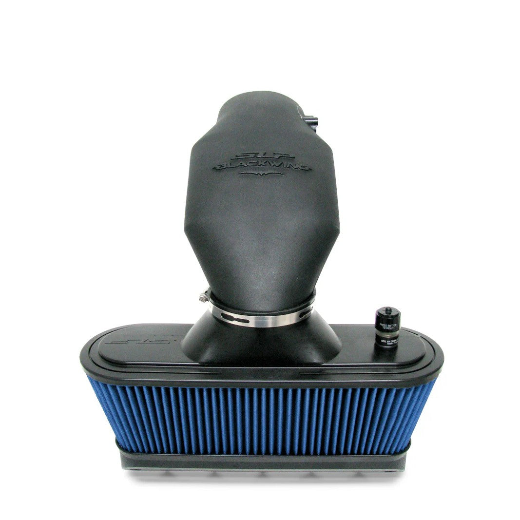 SLP Blackwing cold-air induction system with high-flow filter for 2006-2013 C6 Chevrolet Corvette.
