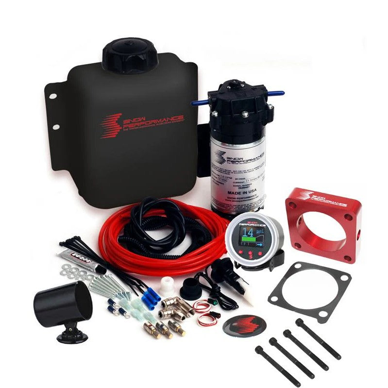 Snow Performance Stage 2 Boost Cooler kit for 2011-2017 Ford F-150 with VC-50 controller and braided lines.