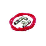 Snow Performance SNO-40040 dual nozzle upgrade kit featuring high-pressure tubing and quick-connect T-fittings