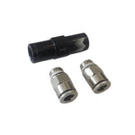 Snow Performance Stage 2.5 Boost Cooler kit including VC-50 52mm gauge, 300 PSI UHO pump, and high-flow check valve.