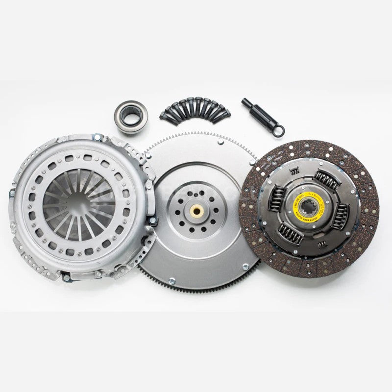 South Bend organic clutch kit with solid flywheel for 1994-1997 Ford 7.3L Powerstroke trucks