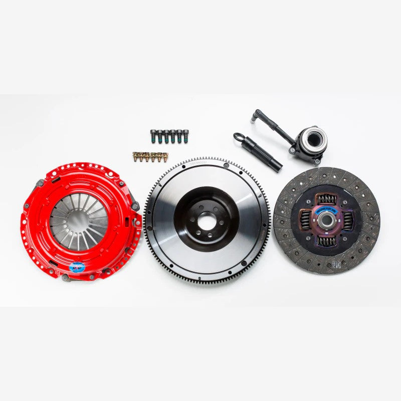 South Bend DXD Racing Stage 2 Daily clutch kit with flywheel, pressure plate, and disc for Audi and VW 2.0T.