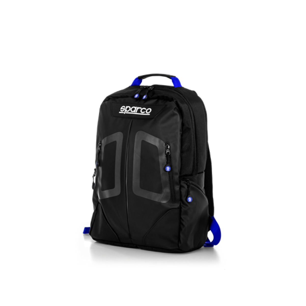 Sparco Stage gear bag in black with blue accents