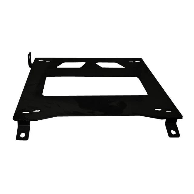 Sparco black steel seat base adapter for 1992-2000 Lexus SC300 and SC400, driver side left.