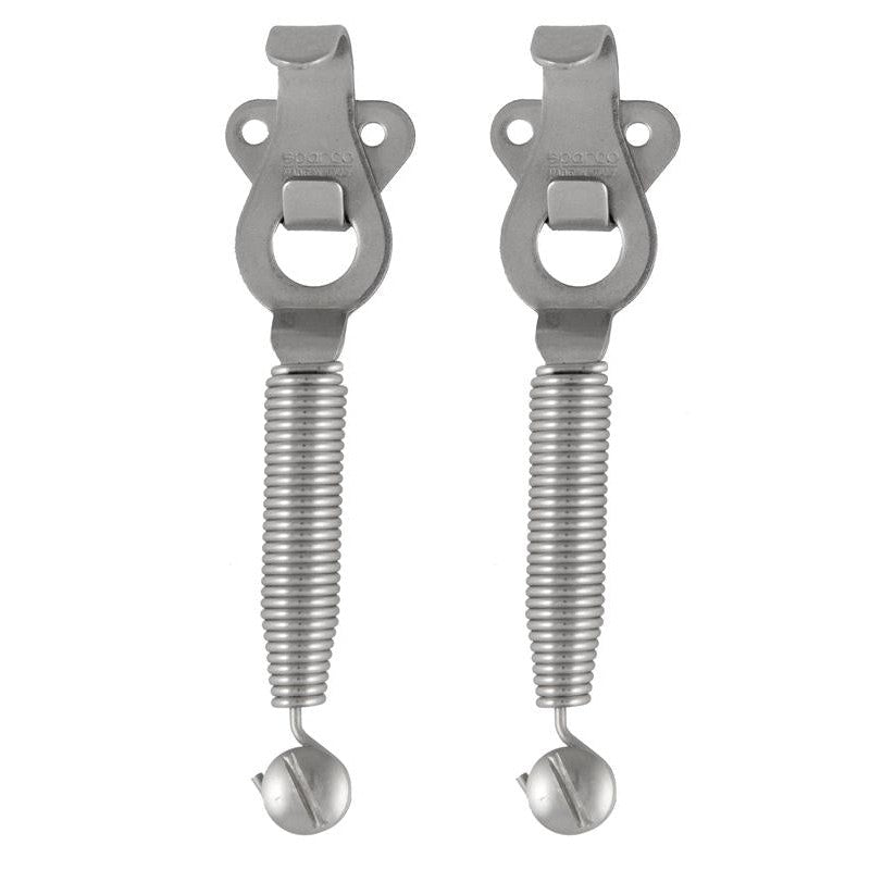 Single Sparco stainless steel hood pin spring fastener for racing applications