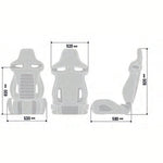 Black Sparco R333 reclining sport seat featuring deep side bolsters and integrated harness slots.