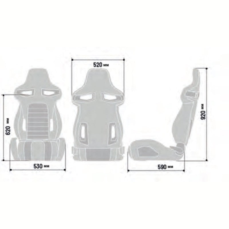 Black Sparco R333 reclining sport seat featuring deep side bolsters and integrated harness slots.