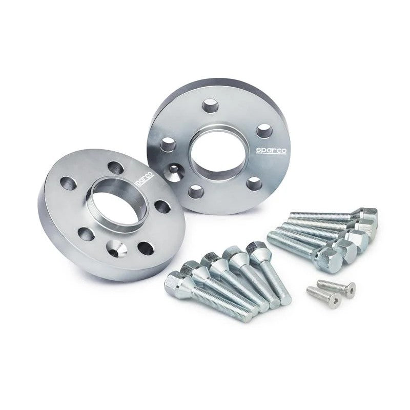 Sparco 5mm thickness aluminum wheel spacer with 4x100 bolt pattern and 57mm hub bore