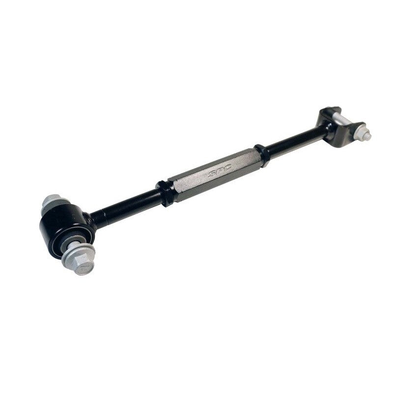SPC Performance 67666 rear adjustable toe arm with turnbuckle adjuster and rubber bonded bushings for Subaru Legacy
