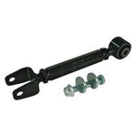 SPC Performance rear adjustable camber arm with included offset toe cam bolt for Nissan and Infiniti suspension.