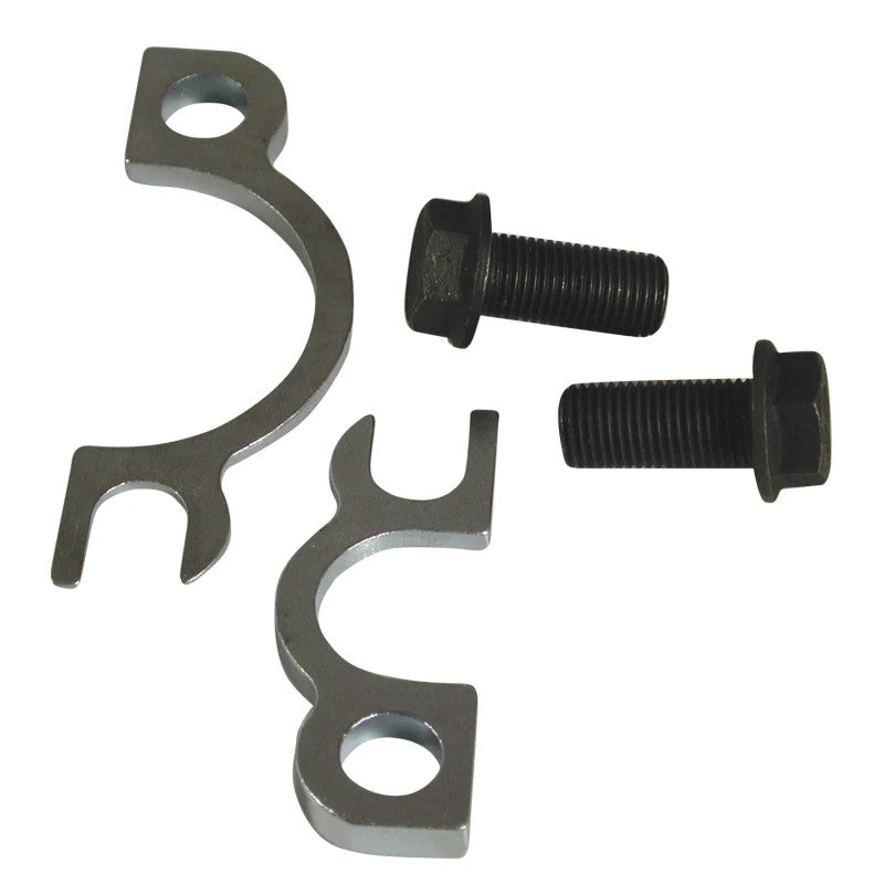A pair of SPC Performance 2.0-degree fixed front camber adjustment shims for Dodge and Freightliner Sprinter vans.