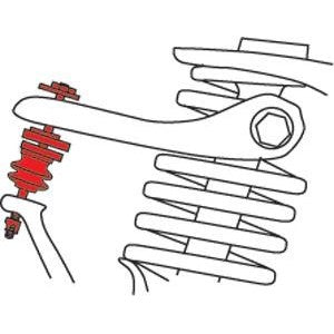 SPC Performance 67360 low-profile adjustable upper ball joint for +1.5 to +3.0 degree camber correction.