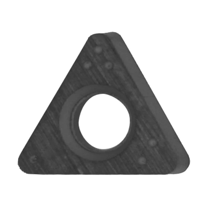 SPC Performance 06506 carbide brake lathe inserts for All Tool 747 showing positive rake and three cutting edges.