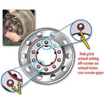 SPC Performance 32121 EZ ON HD internal wheel centering sleeves for 22mm wheel studs, set of six pieces.