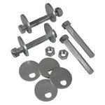 Four heavy-duty SPC Performance 87400 upper control arm cam alignment bolts for 1988-2005 GM trucks and SUVs.