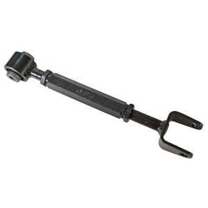 SPC Performance 72250 adjustable steel rear trailing arm with bonded rubber bushings and turnbuckle adjuster.