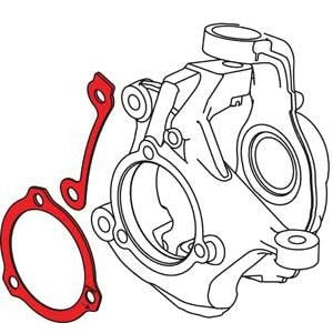 SPC Performance 26012 +0.5 degree camber shim and matching caliper shim for Jeep and Ford vehicles.