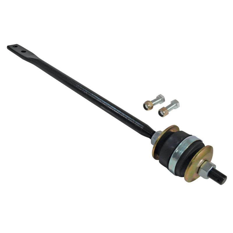 SPC Performance 94220 adjustable front caster rod featuring high-durometer rubber bushings and threaded adjustment.