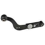 SPC Performance adjustable left rear camber arm for Toyota RAV4 and Lexus NX featuring black finish and threaded adjuster.