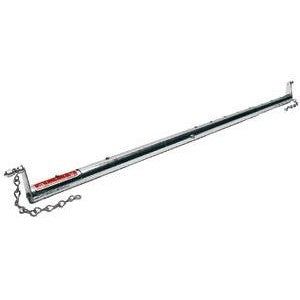 SPC Performance 99361 standard toe gauge tool showing the spring-loaded measurement bar and 46 to 74 inch scale.