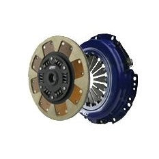 SPEC Stage 2 clutch kit featuring Kevlar friction disc and high-clamp pressure plate for Subaru applications.