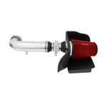 Spectre polished aluminum air intake kit with red filter and black heat shield for 1994-1996 Chevy Impala SS 5.7L