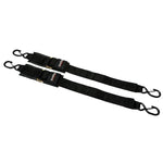 SpeedStrap 2in x 4ft Marine Transom Tie-Down Straps with Snap S-Hooks (2 Pack)