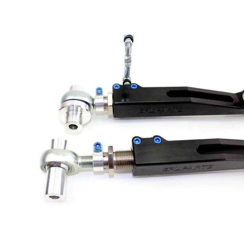 SPL Parts 4130 chromoly front lower control arms with double adjusters for 2006-2013 BMW 1 and 3 Series.